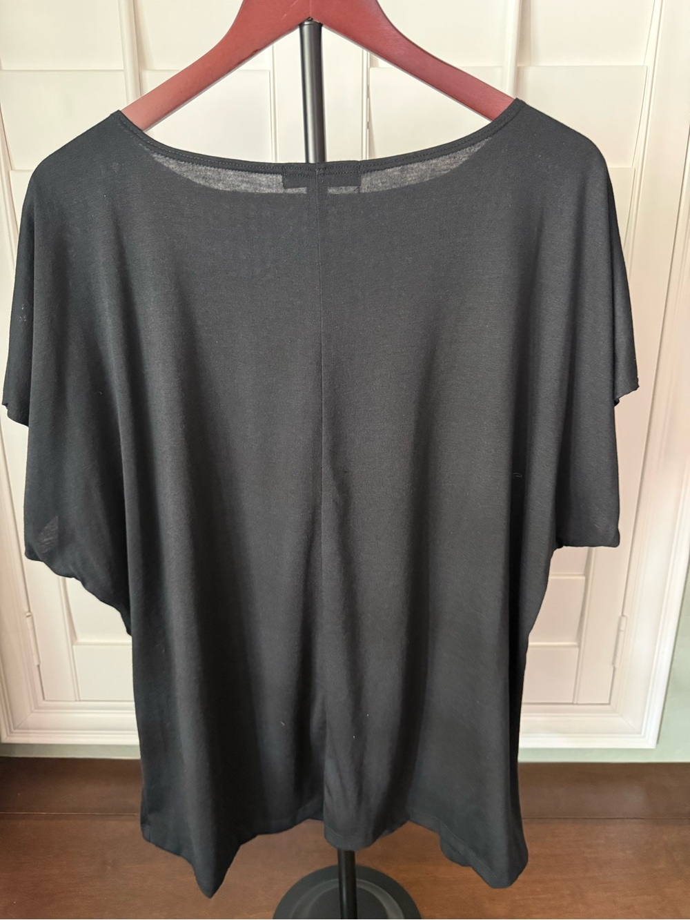 Vintage Suzie Black Silver Sequin Dolman - Picture 2 of 3